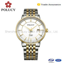 Wholesale Automatic Mechanical Gold Men Skeleton Stainless Steel Imported Watches